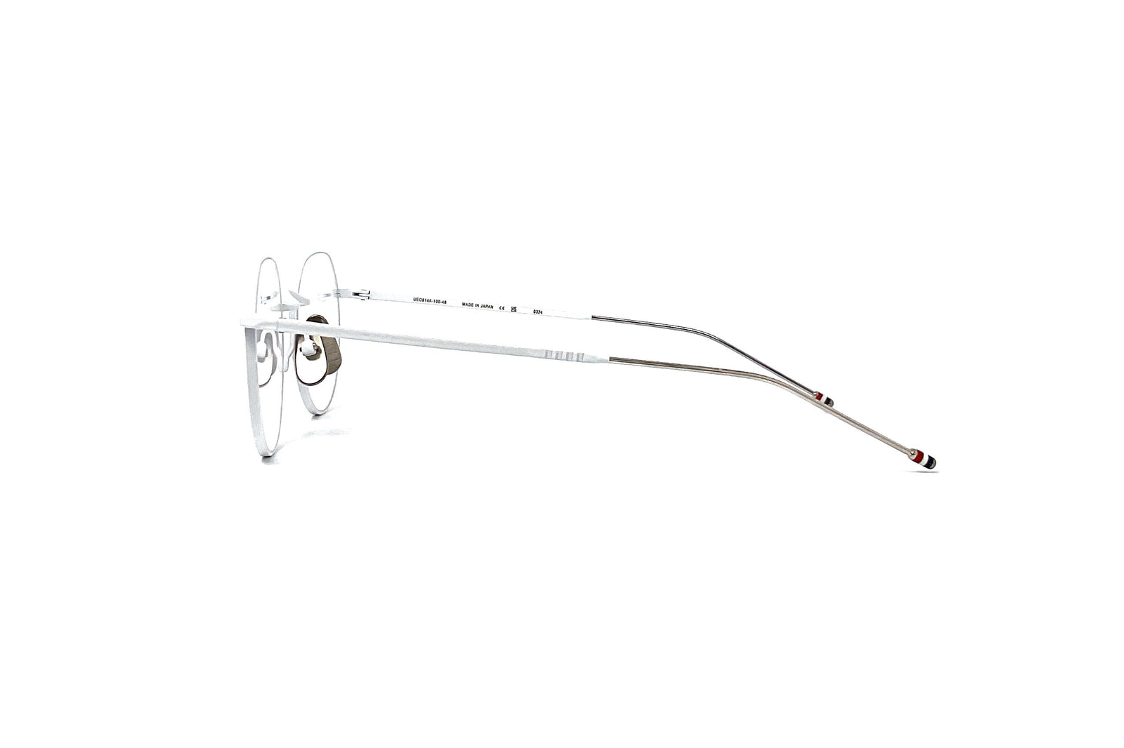 【送料&関税込】Thom Browne UEO914A/G0001 Eyewear - Unisex Titanium Round Eyeglasses | Thom Browne