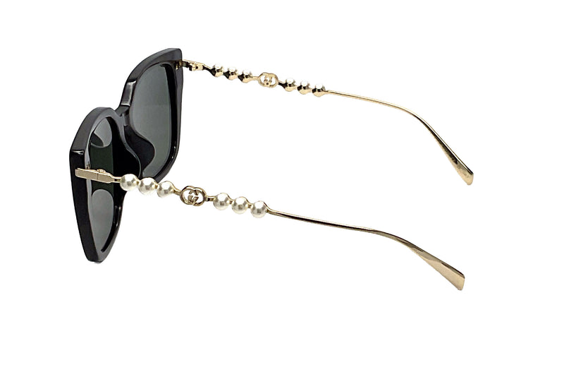 NWT Gucci GG1971SA-001 Black Gold 55mm Sunglasses Gucci GG1971SA Sunglasses main image 3