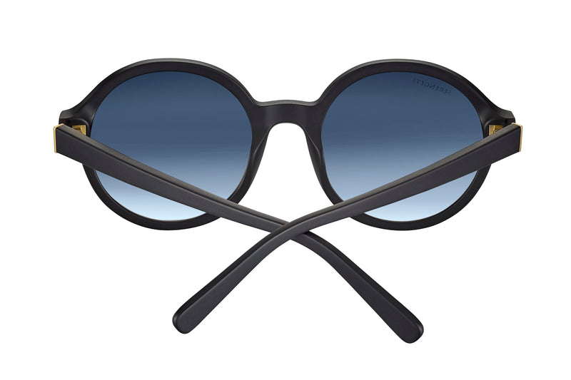SERENGETI Joan SS577004 Polarized Blue Gradient Sunglasses Matte Black Serengeti SS577004 Sunglasses main image 4
