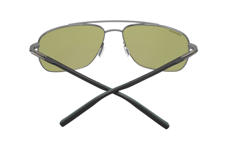 Serengeti - Tellaro (Shiny Gunmetal with Black Temples and Grey inside Temple Tips)