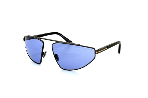 Tom Ford - Parker-02 (Matte Dark Ruthenium | Violet)