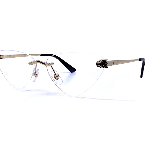 CARTIER キャットアイフレムメカネ CT0448O 001 Cartier - Panthère de Cartier - CT0448O (001) – Good See Co.