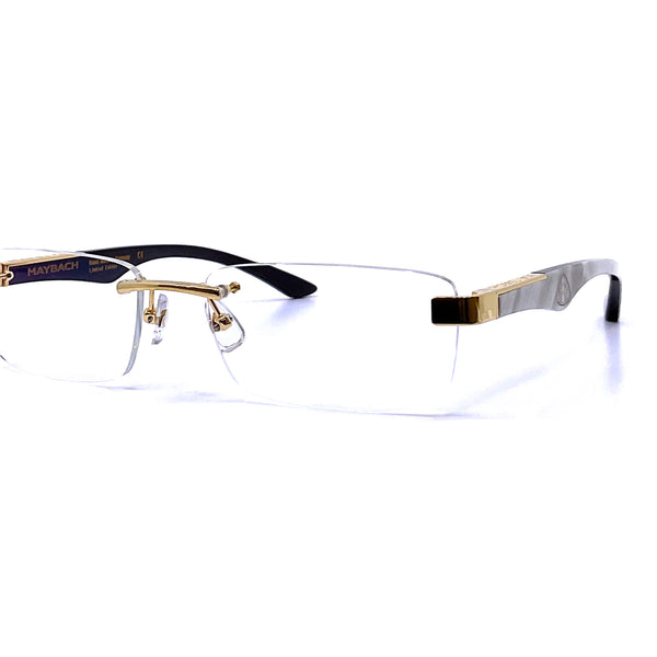 メガネ MAYBACH Maybach Eyewear - THE ARTIST III - Platinum plated Maybach Eyewear - The Artist III (Platinum/Lapis Blue/Silver