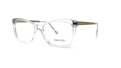 Tom Ford - Slight Rounded Square Opticals TF5353-B (Crystal  display picture 1
