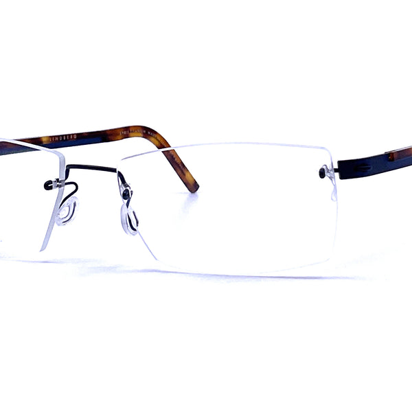 LINDBERG CATEGORY 2 サングラス ブラック LINDBERG SUN Titanium 8210/GT/SL22 - OQ glasses