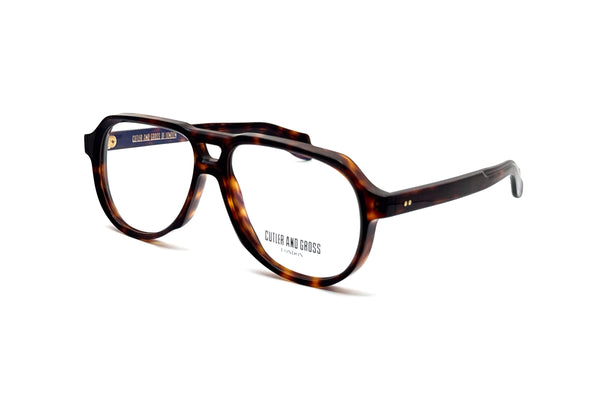 Cutler and Gross - 9782 Aviator Opticals (Dark Turtle)