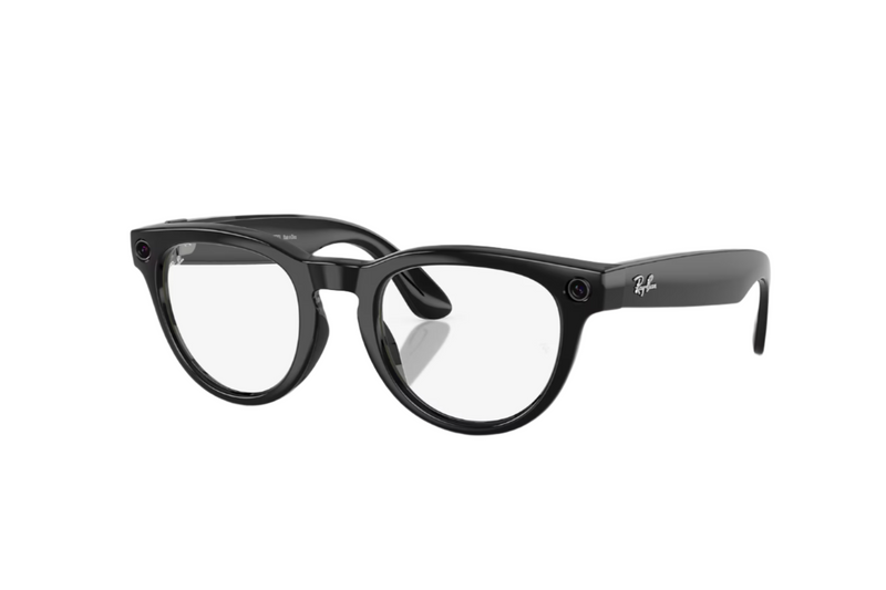 【レビューを書けば送料当店負担】 Ray-Ban Clear/Sapphire | Black (Shiny Headliner Meta - 小物