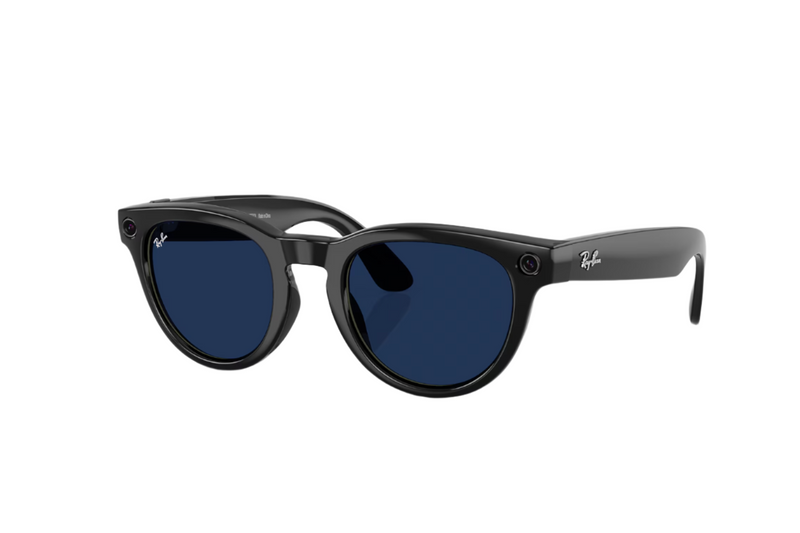 Ray-Ban - Meta Low Bridge Fit Headliner (Shiny Black | Clear/Sapphire Transitions®)