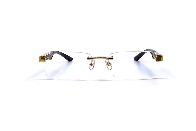 Maybach Eyewear - The Artist III (Gold/White Marble/Black)