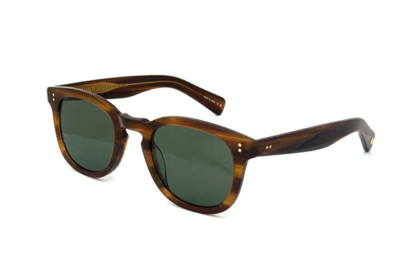 Garrett Leight - Kinney II (Cherry Wood | Semi-Flat Pure G15)