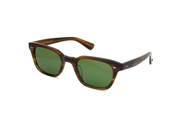 Garrett Leight - Lugo Sun (Cherry Wood | Semi-Flat Pure Green)