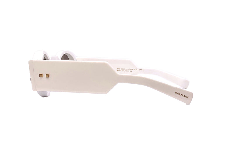 【送料&関税込】Balmain Olivier - White Sunglasses Balmain - Olivier Sunglasses - White - Balmain Eyewear