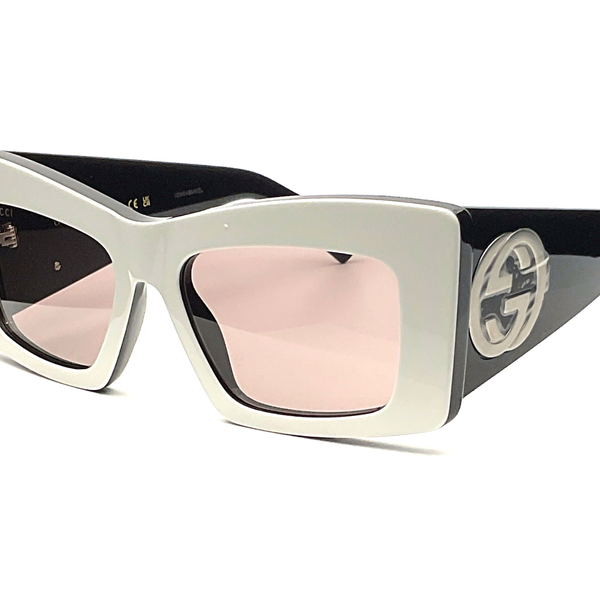 Gucci - GG1842S (White/Black) – Good See Co.