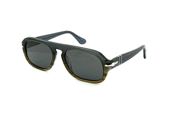 Persol - 3369S [56] (Green Striped Grey)