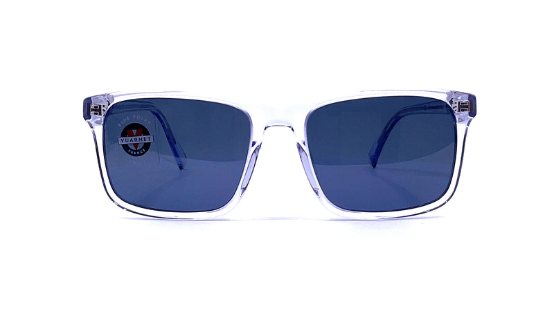 NEW VUARNET unisex polarized+ cord sunglasses in blue polar polarized + cord Vuarnet VL 1603 0003 PILOT CABLE CAR Black/Tope Sunglasses  main image 4
