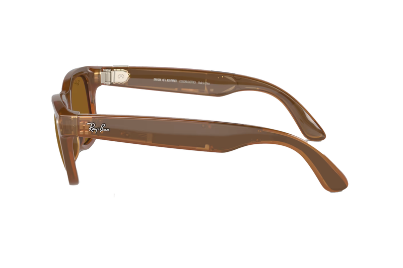 Ray-Ban - Meta Wayfarer (Shiny Caramel | Brown Polarized)