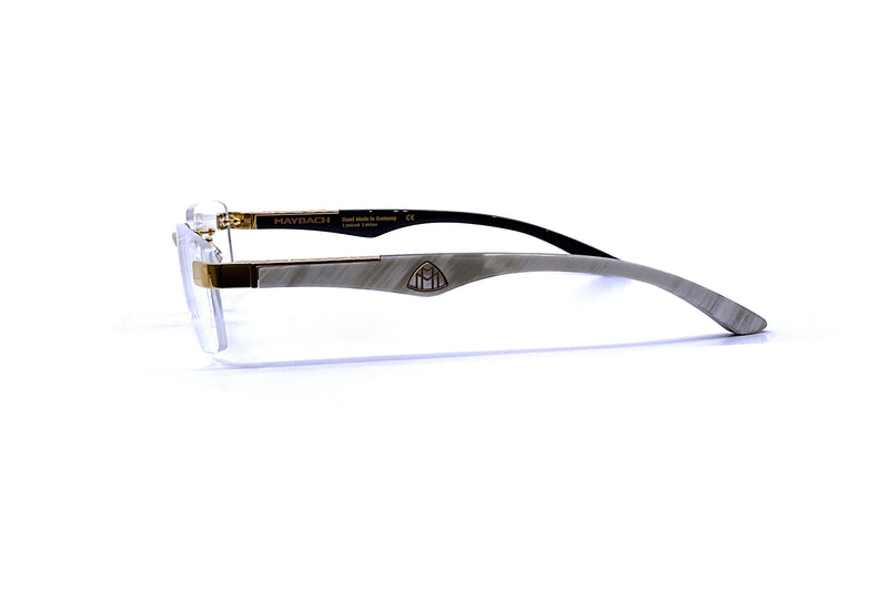 Maybach Eyewear - The Artist III (Gold/White Marble/Black)