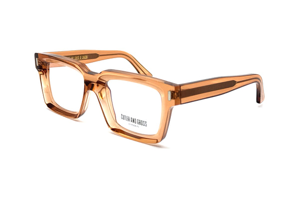 Cutler and Gross - 1386 Square Opticals (Crystal Peach)