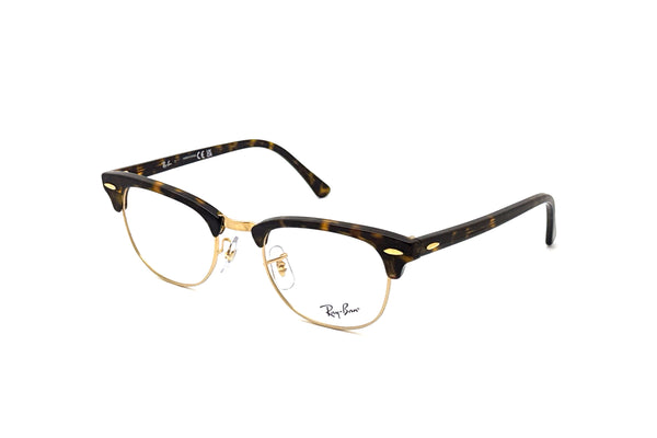 Ray-Ban - Clubmaster Optics [49] (Polished Havana/Gold)
