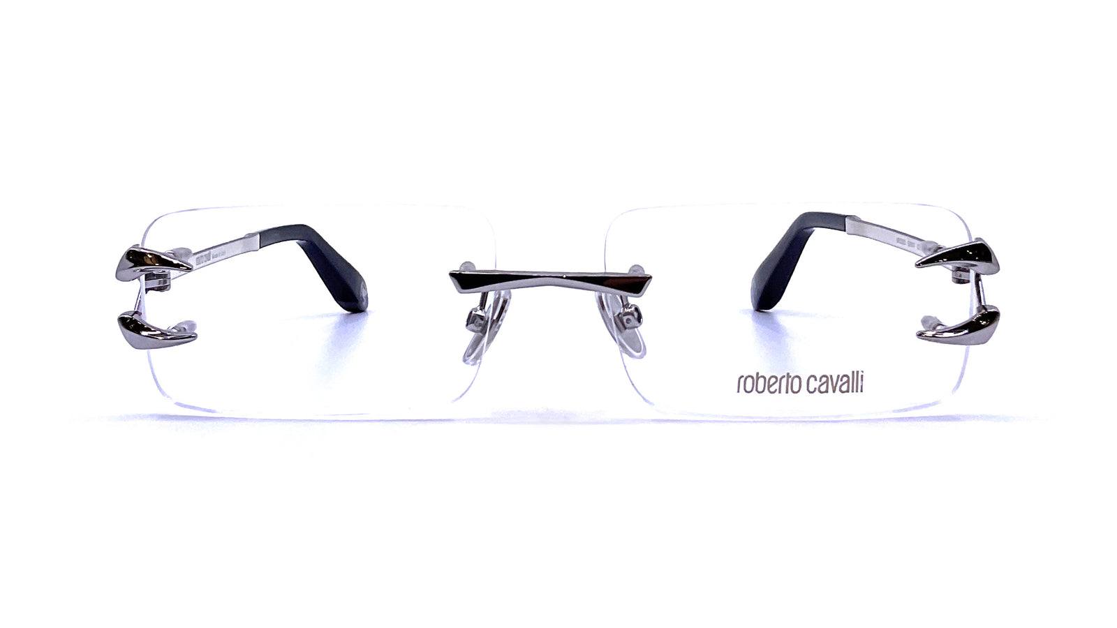 Roberto cavalli rimless eyeglasses sales