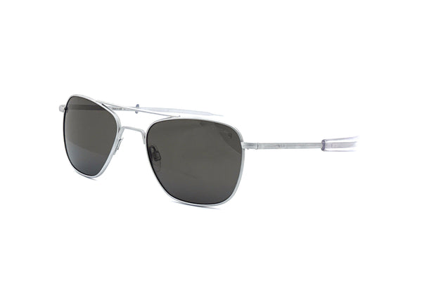 Randolph - Aviator (Matte Chrome | American Gray Polarized) [52]
