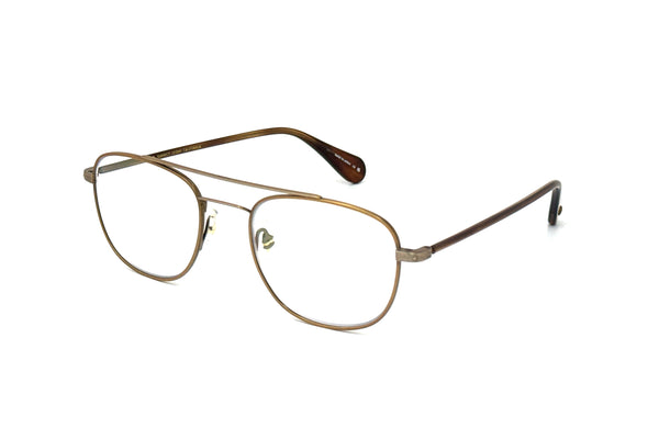 Garrett Leight - Club House II RX (Gold/Antique Gold/Brandy Tortoise)