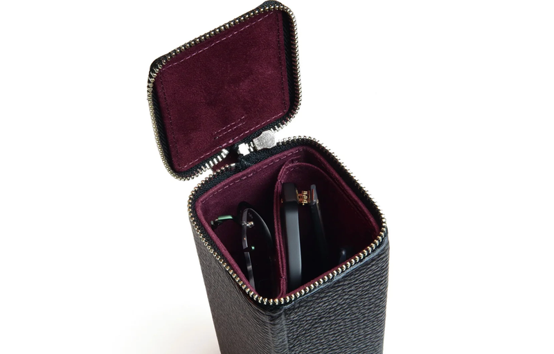 Diffuser Tokyo - Rhombus Prism Storage Box - Black & Bordeaux (2 Frame)