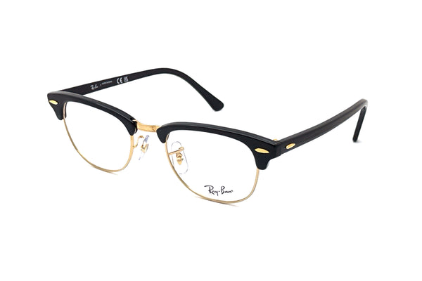Ray-Ban - Clubmaster Optics [49] (Polished Black/Gold)