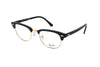 Ray-Ban - Clubmaster Optics [49] (Polished Black/Gold)