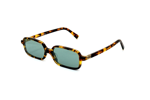 Miu Miu - SMU 11Z (Honey Havana | Green/Internal Silver Mirror)
