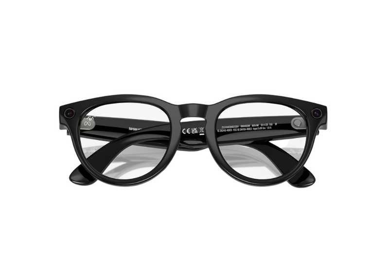 Ray-Ban - Meta Low Bridge Fit Headliner (Shiny Black | Clear/Sapphire Transitions®)