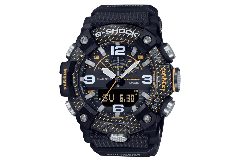 Casio - G-Shock GGB100 (Black/Yellow Carbon Fiber) – Good See Co.
