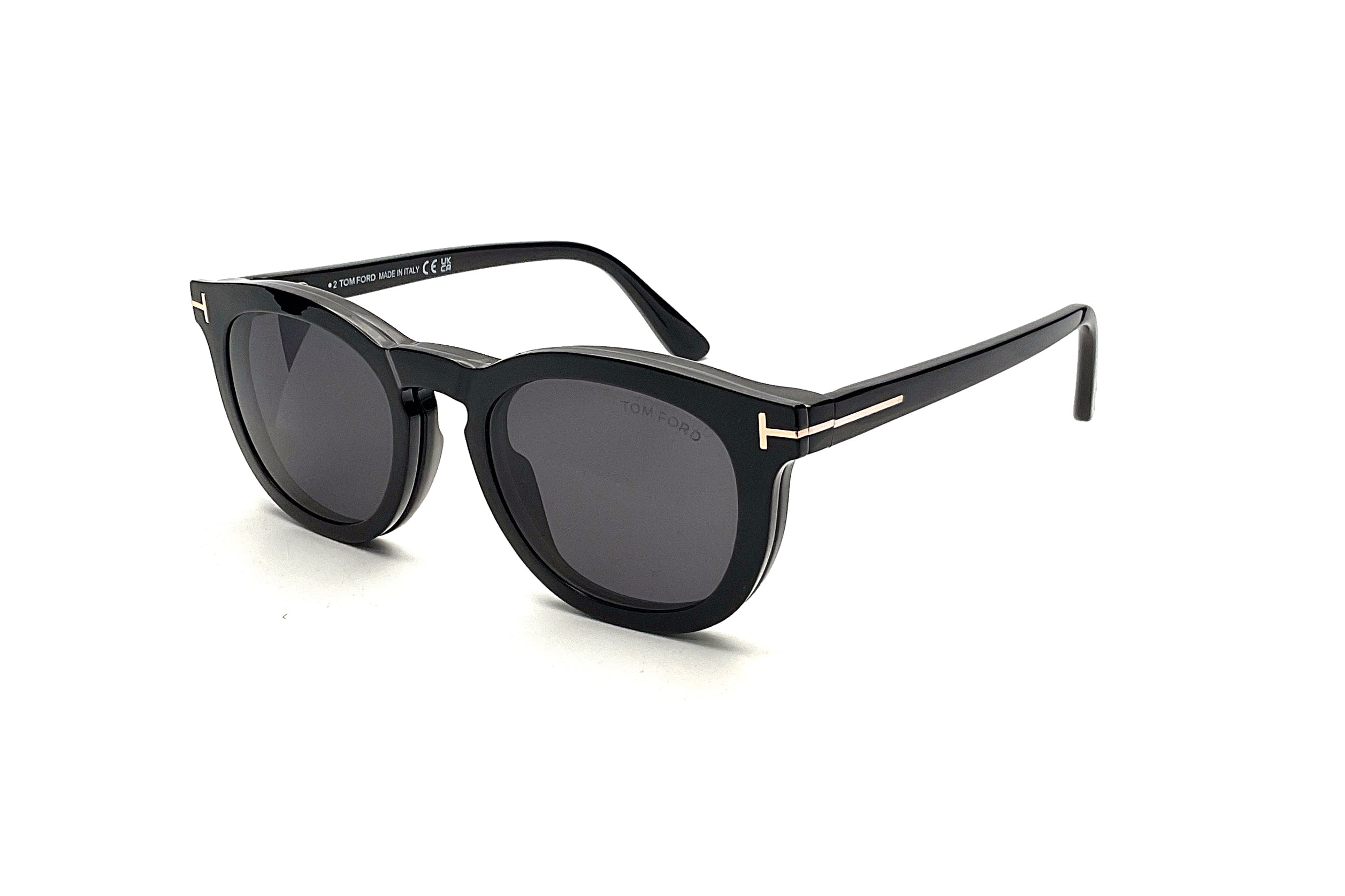Tom Ford - TF5993-B (Shiny Black) + Clip On – Good See Co.