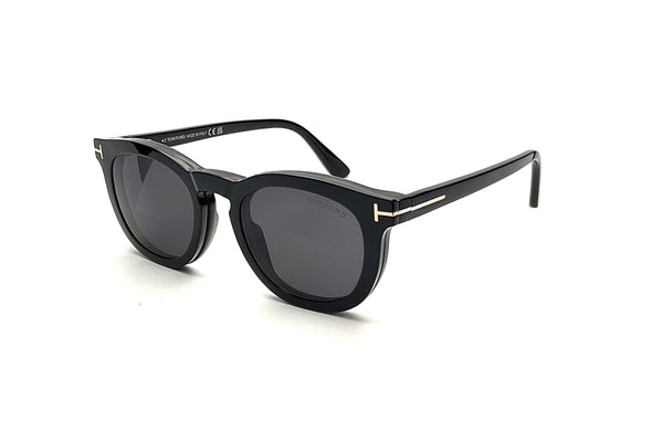 Tom Ford - TF5993-B (Shiny Black) + Clip On