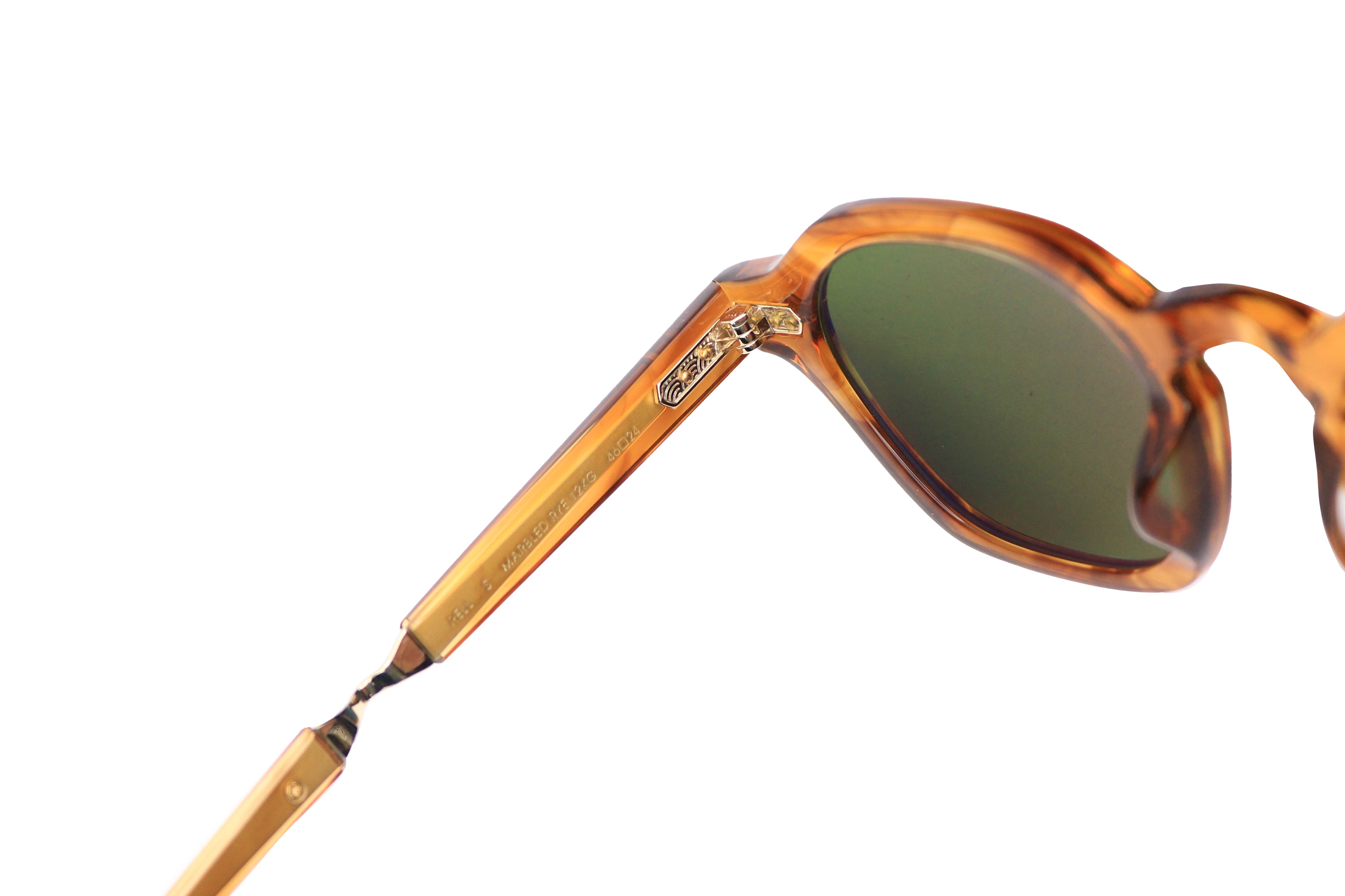 Mr. Leight - Rell S (Marbled Rye-12K White Gold/Boxwood