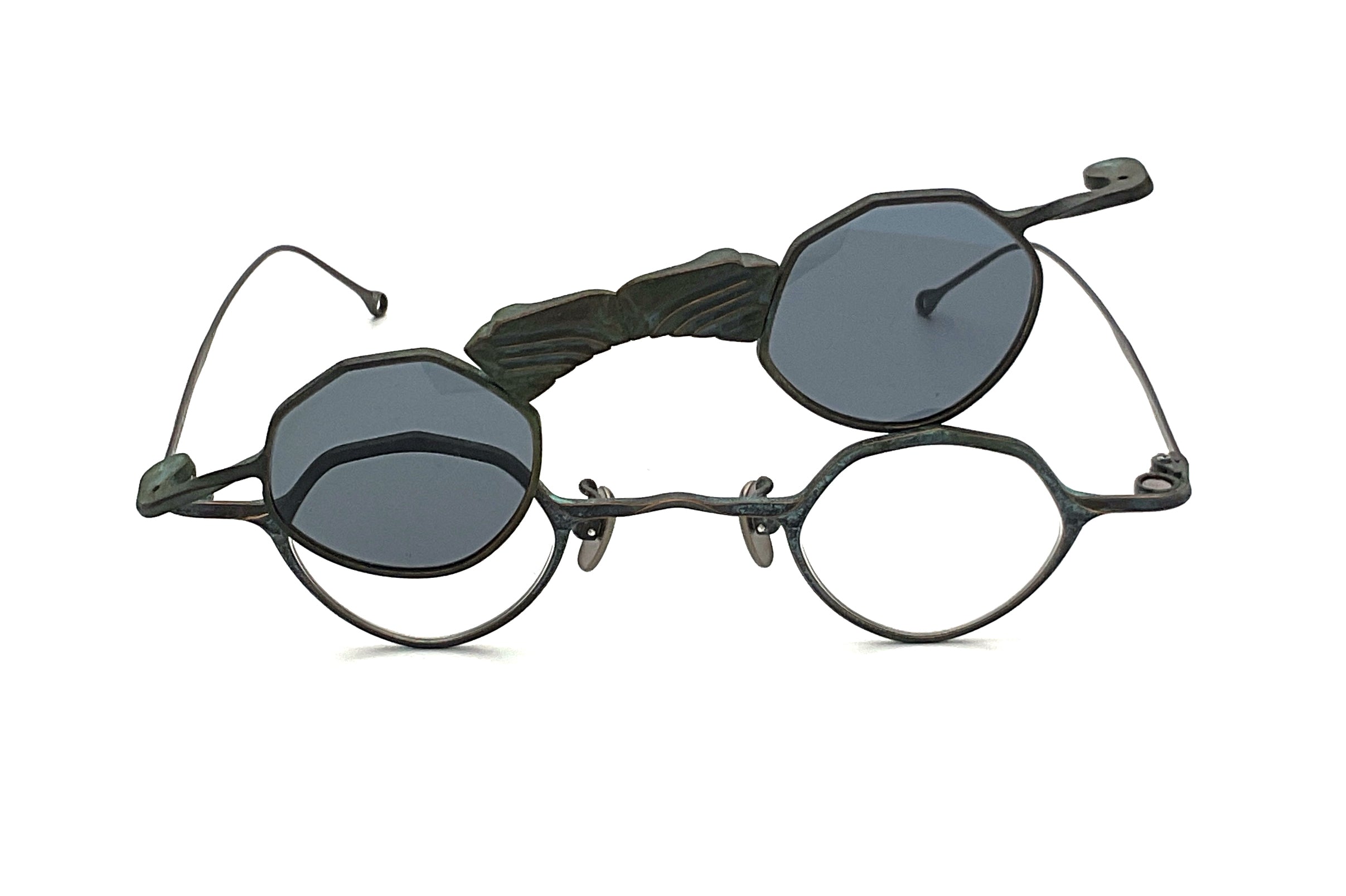 Rigards - RG0318JM (Vintage Jade) + Sun Clip (Jade | Dark Grey