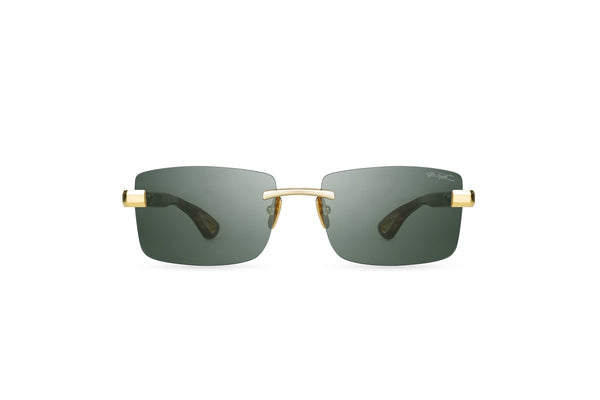 BUGATTI - 36C (24K Yellow Gold/Green Marble Acetate | Dark Grey Lens)