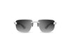 BUGATTI - 36H (Sterling Silver/Black Blue Swirl Acetate | Grey Gradient Lens)