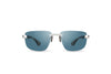BUGATTI - 36H (Sterling Silver/Black Pearl Acetate | Blue Lens)