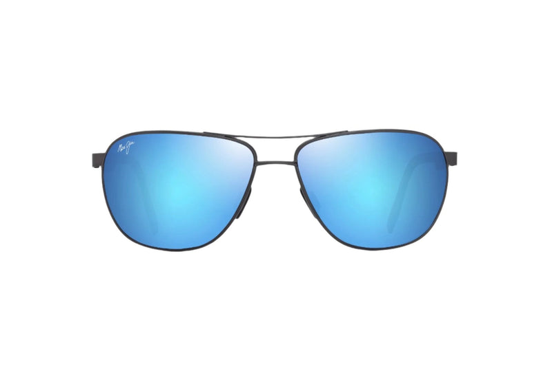 Maui Jim - Castles (Matte Dark Ruthenium with Black | Blue Hawaii)
