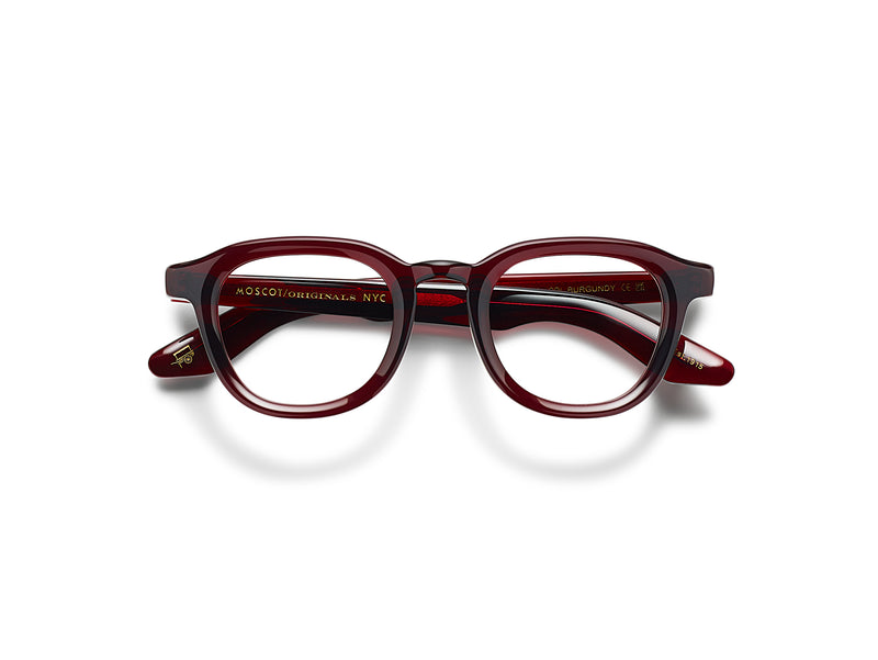メガネ・老眼鏡 Moscot dahven 47 burgundy Moscot Eyeglasses - Dahven Narrow [44] – Good See Co.