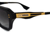 Jeweled Collection - Dita - Detron (Shiny Black/Yellow Gold) with Black Diamonds