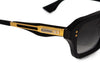 Jeweled Collection - Dita - Detron (Shiny Black/Yellow Gold) with Black Diamonds