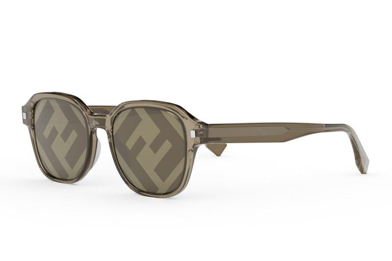 Fendi Transparent Square Sunglasses