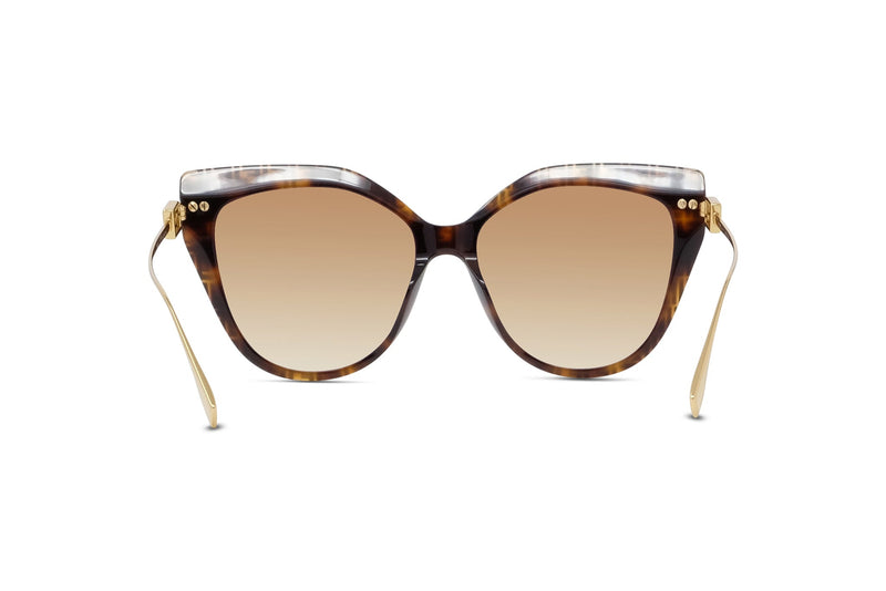 Fendi Baguette Havana Cat Eye Sunglasses
