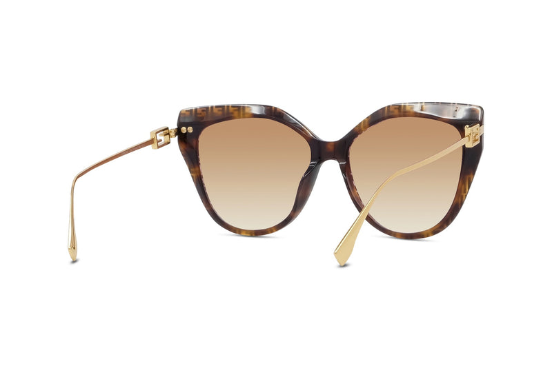 Fendi Baguette Havana Cat Eye Sunglasses – Good See Co.