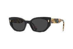 Fendi Bold Black Geometric Sunglasses