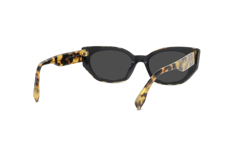 Fendi Bold Black Geometric Sunglasses