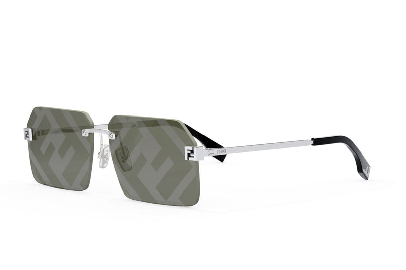 Fendi Sky Silver Square Sunglasses – Good See Co.