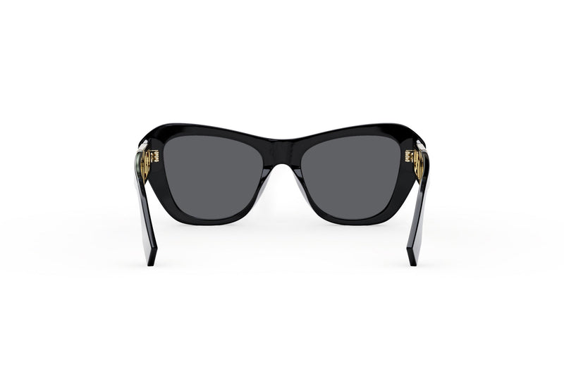 O'Lock Black Rectangular Sunglasses